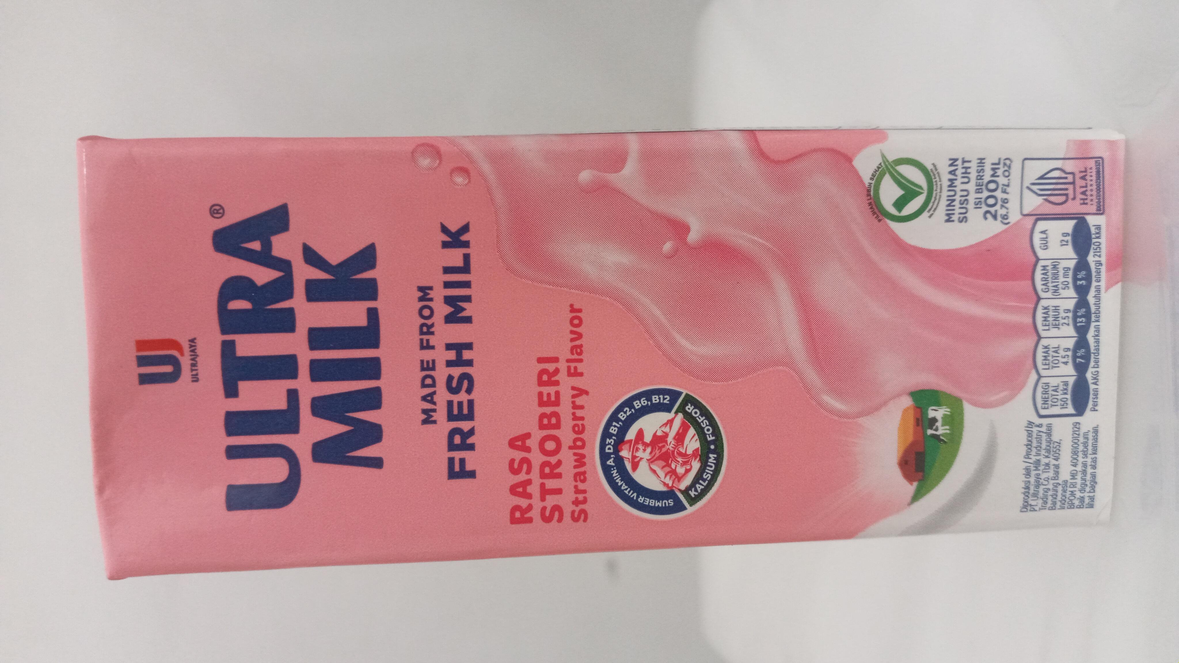 UltraMilk Stroberi 200ml