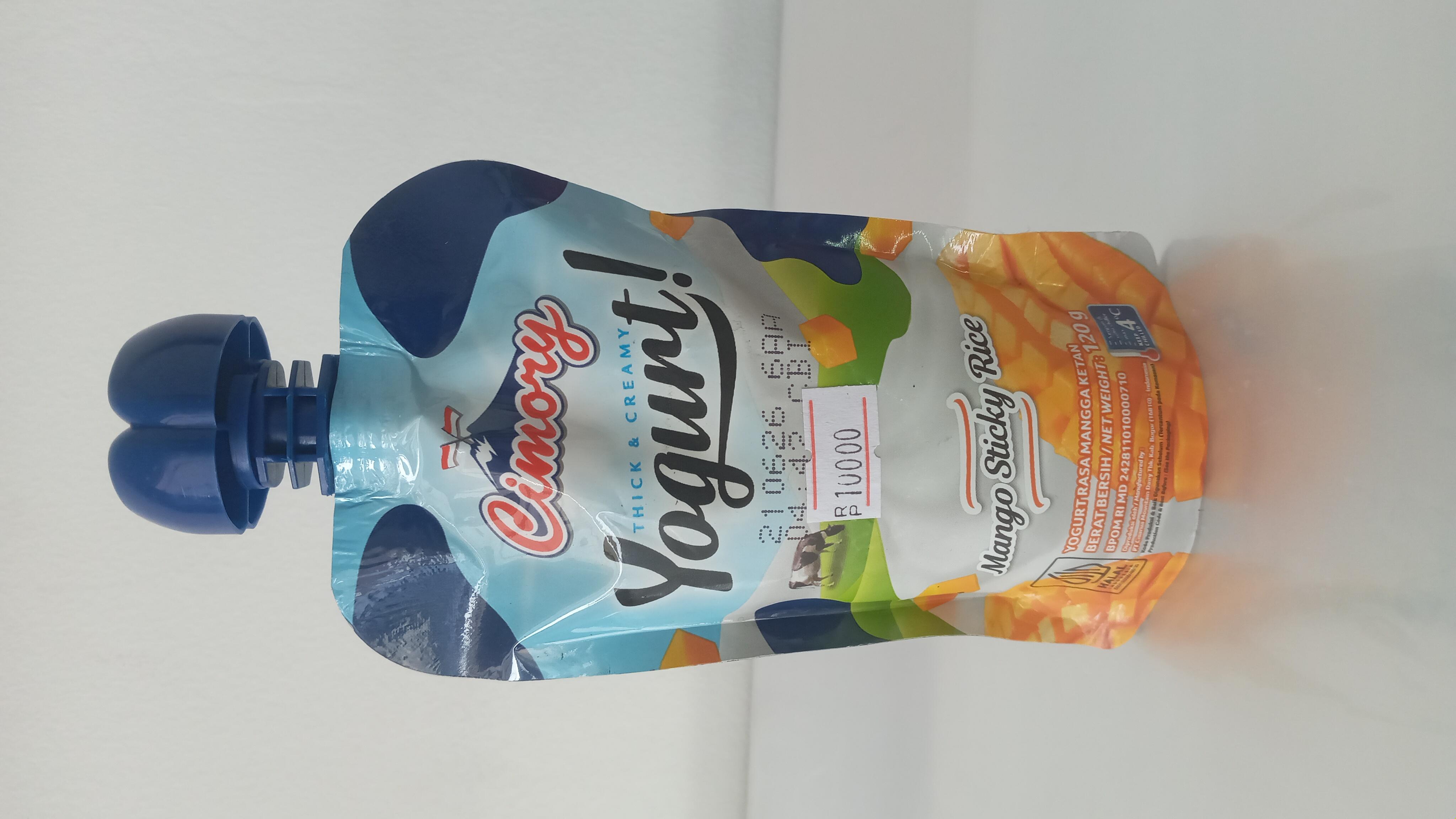 Cimory Yoghurt Squezee Mango sticky rice