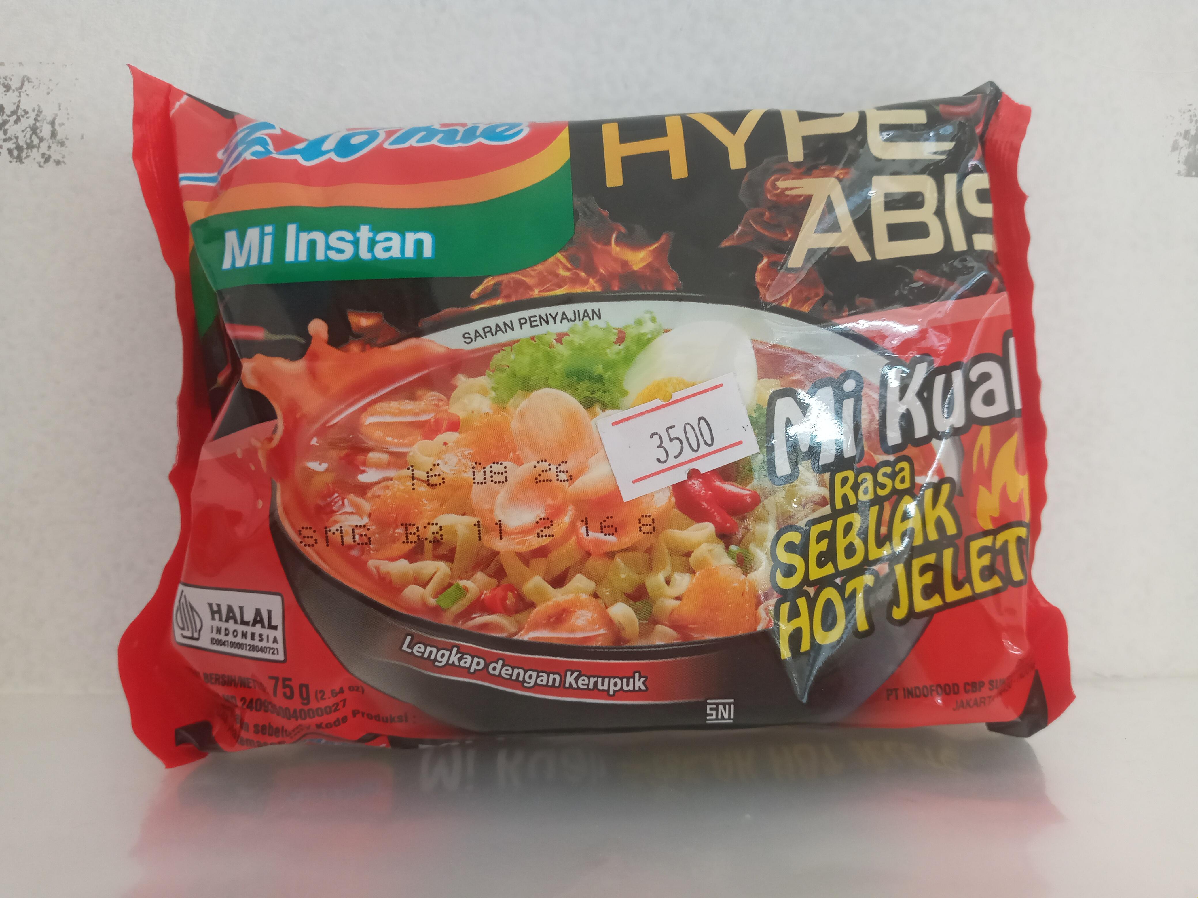 Indomie Seblak Hot Jeletot