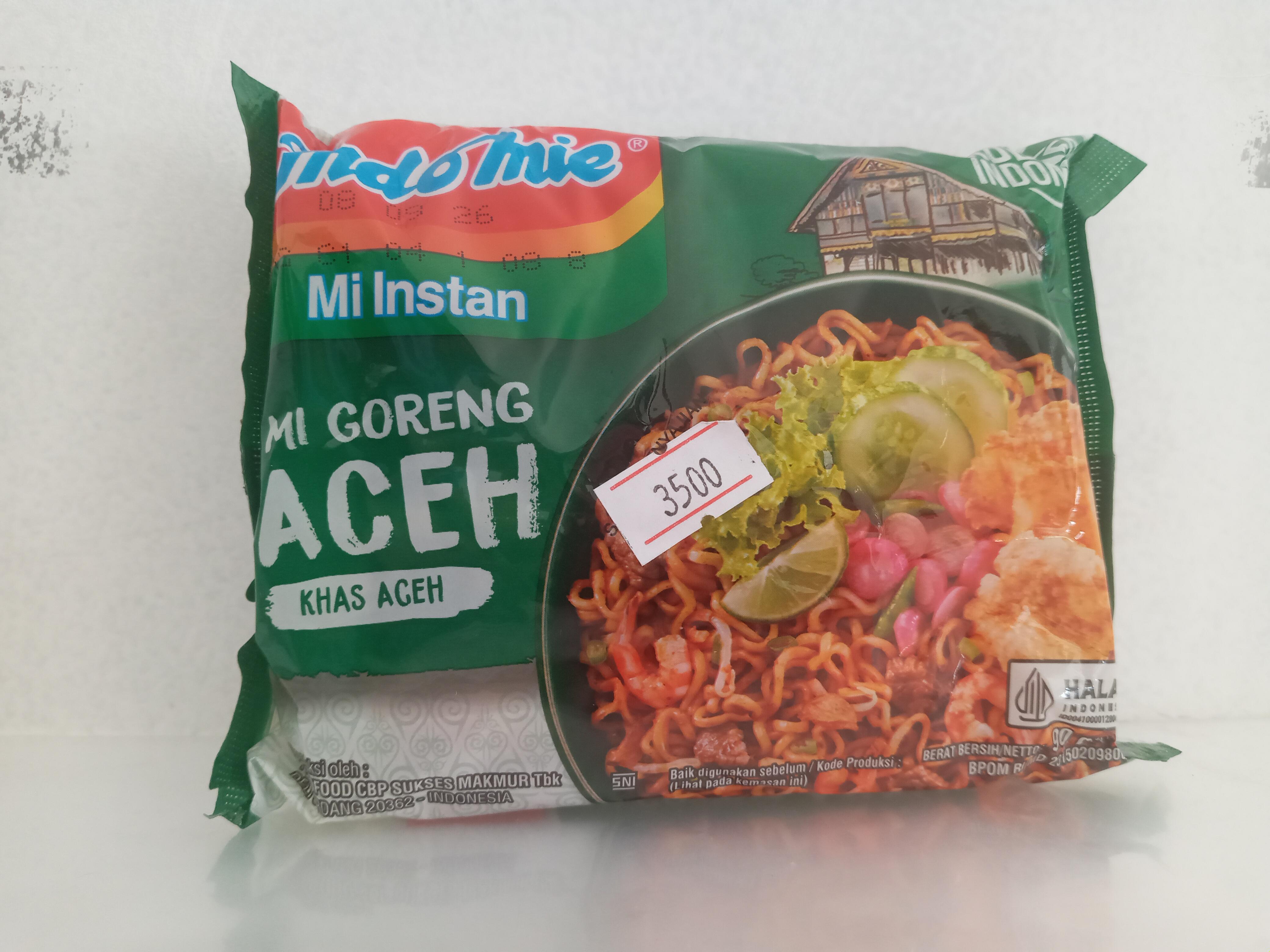 Indomie Goreng Aceh