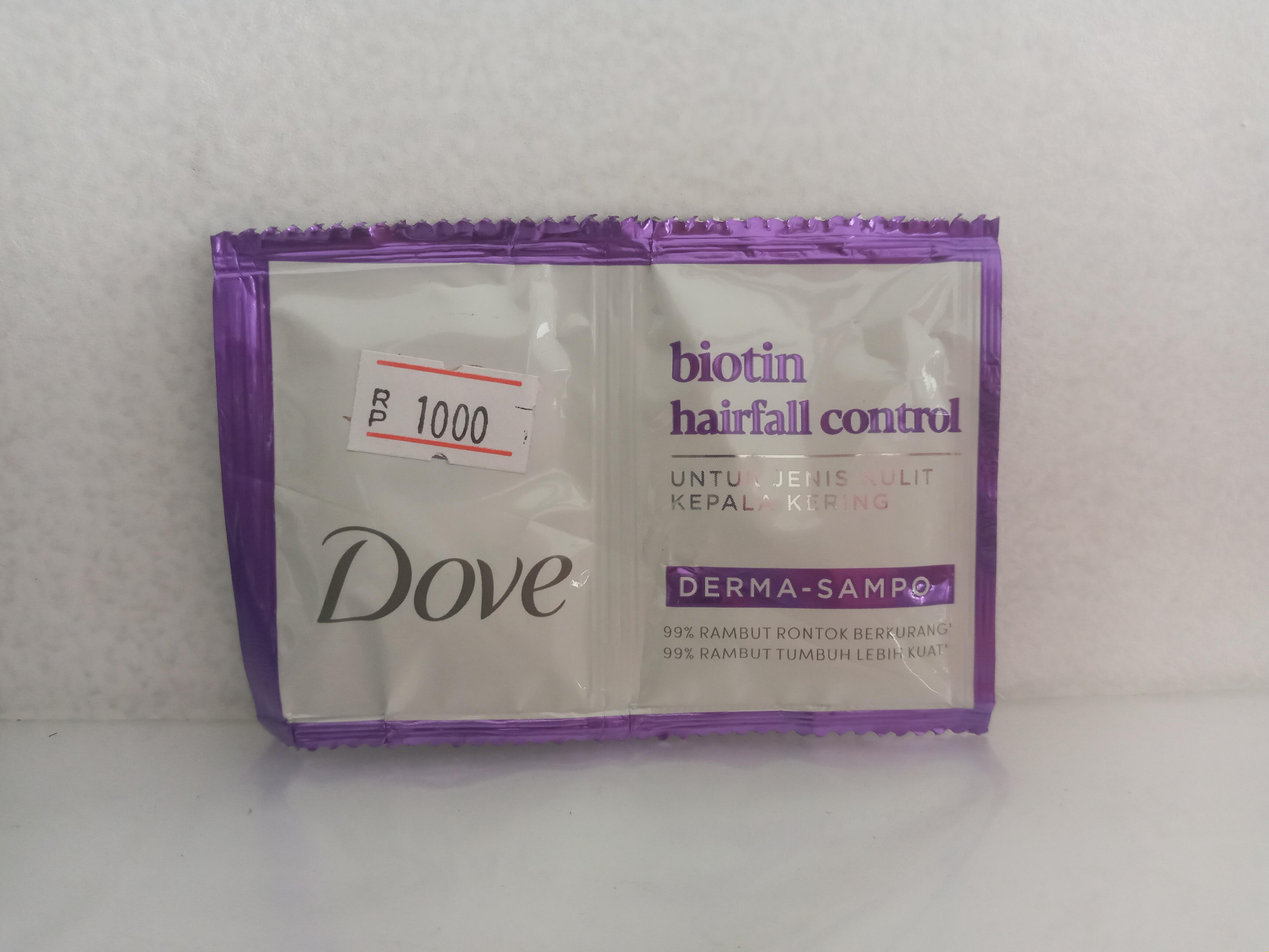 Dove Biotin hairfall control
