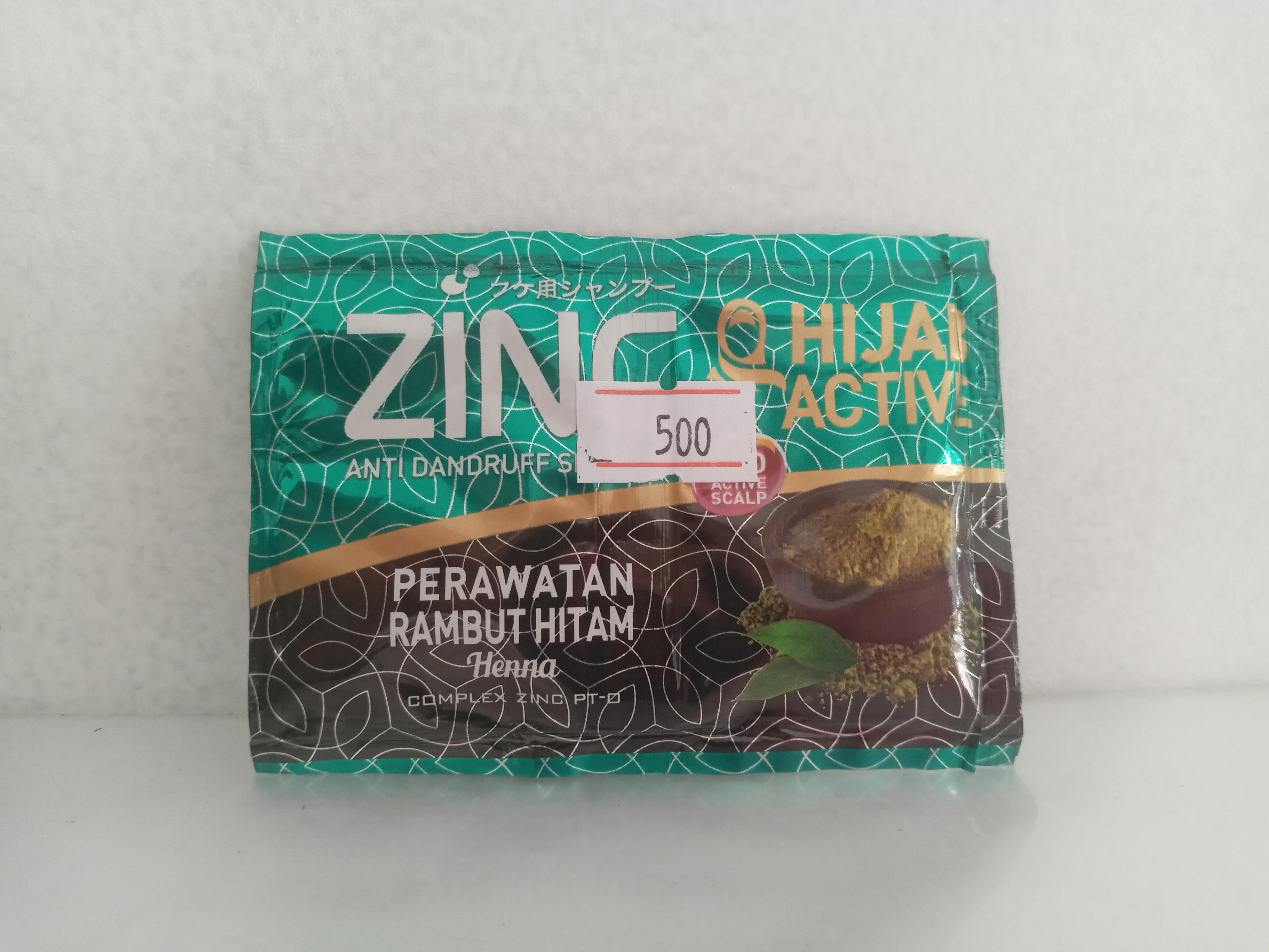Zinc Hijab Rambut Hitam